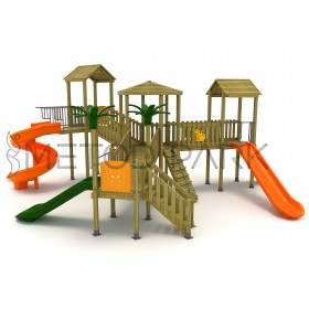 19 A Standard Wooden Playground